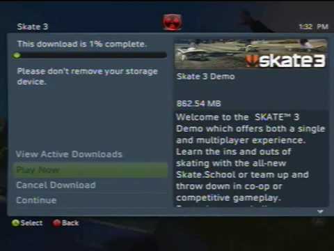 How To Download Demos On Xbox 360